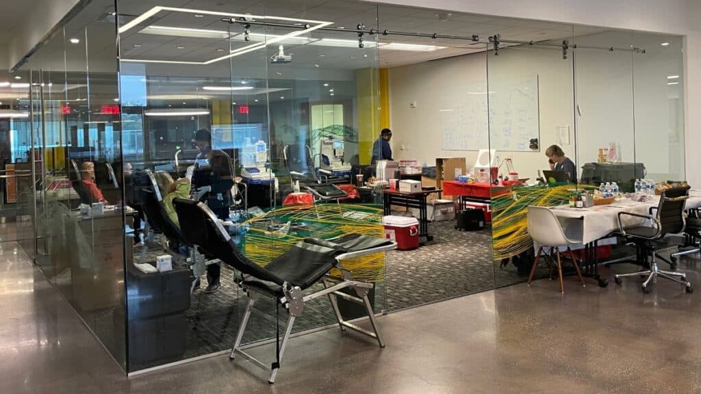 Blood drive at NRS