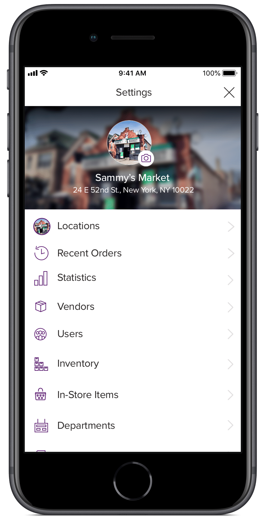 POS System Screen with Remote Monitoring App on Display